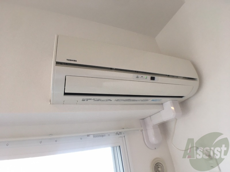 その他設備　エアコンが設置してありますので、寒暖対策もばっちり。