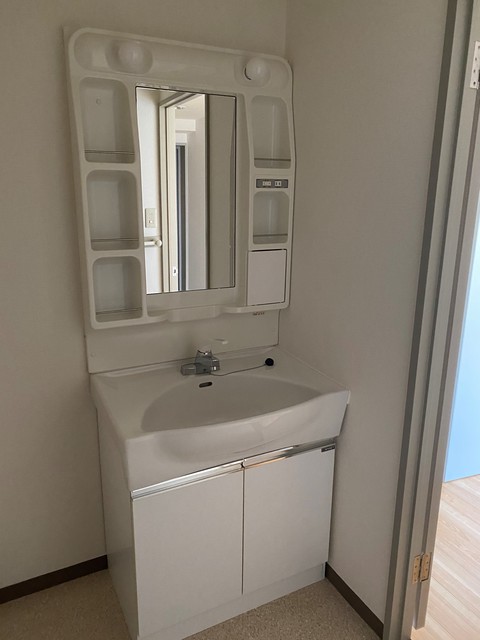 洗面設備　前回募集時のお写真です