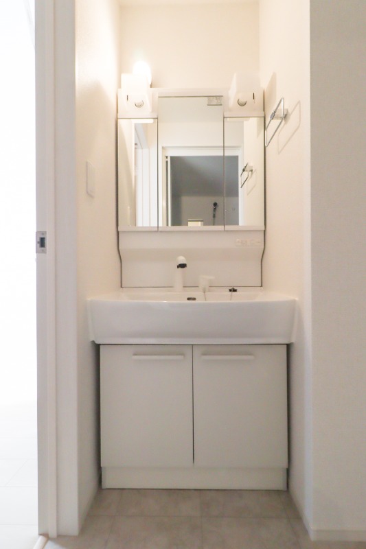 洗面設備　図面と現状に相違がある場合には現状を優先