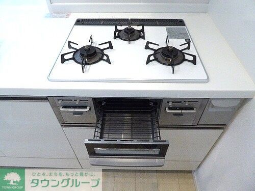 その他設備　３口ガスコンロ　※前回募集時2023年6月の写真