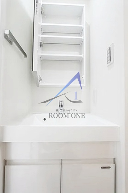 洗面設備　洗面台です。