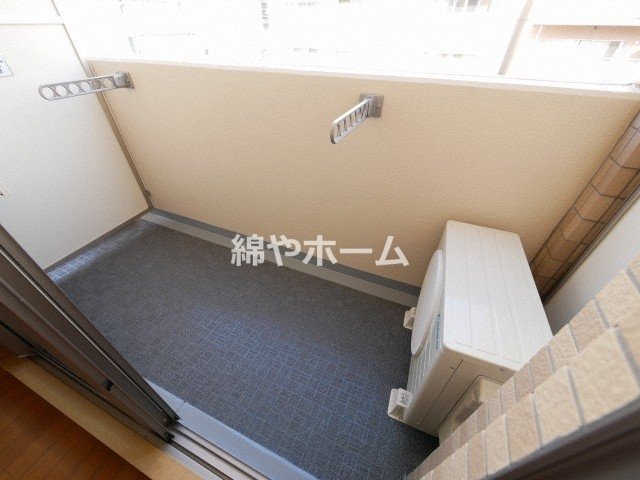 バルコニー　広々としたバルコニーです