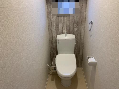 トイレ　１Ｆは窓なしです