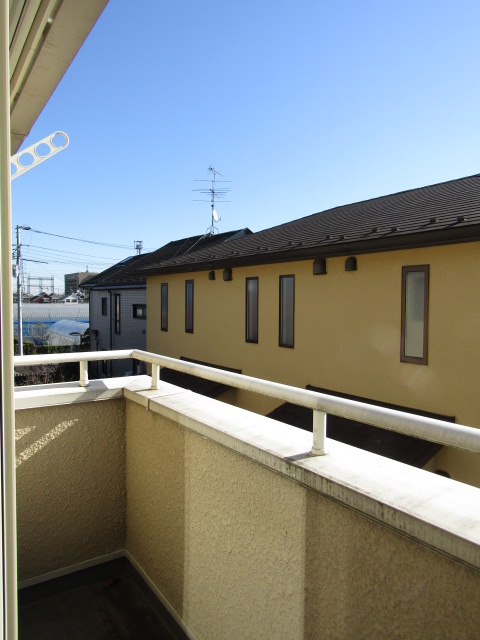 バルコニー　日当り良好