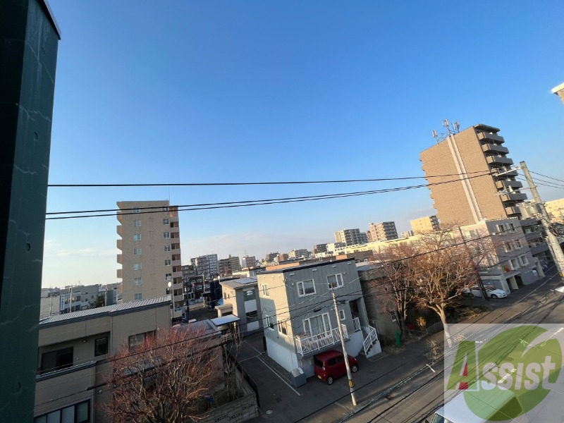 眺望　眺望です。高い建物がなくて見晴らしがよいですね！