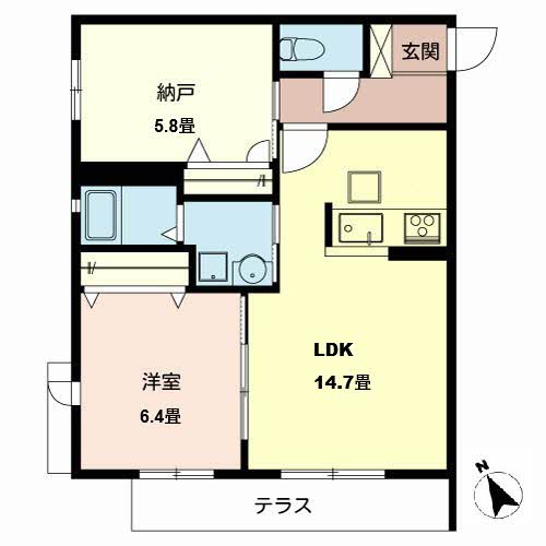 MaisonEightの間取り写真