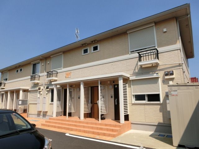 建物外観　２０１１年９月築のＡＬＳＯＫホームセキュリティ対応アパート