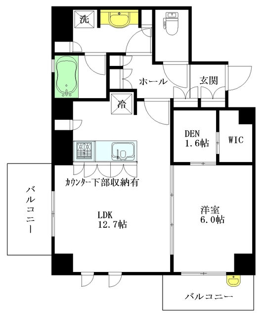 アトラス中野中央の間取り写真