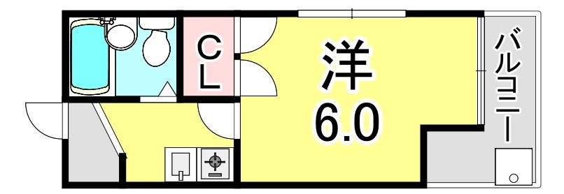 フルーレゾン神戸の間取り写真