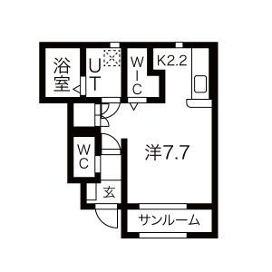 Aqua Villa IIの間取り写真