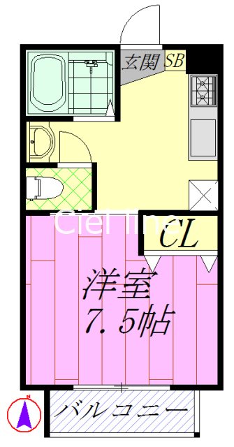 ミュウ壱番館の間取り写真