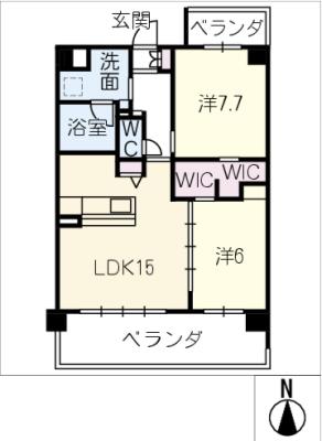 GRAND COURTの間取り写真