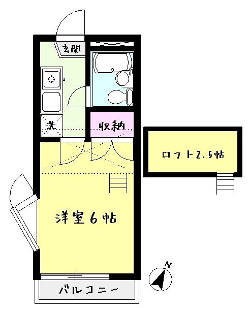 エスポワールの間取り写真