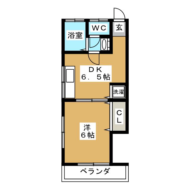 コーポ小熊の間取り写真
