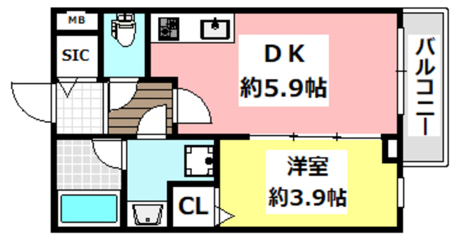 Storia茨木新庄の間取り写真