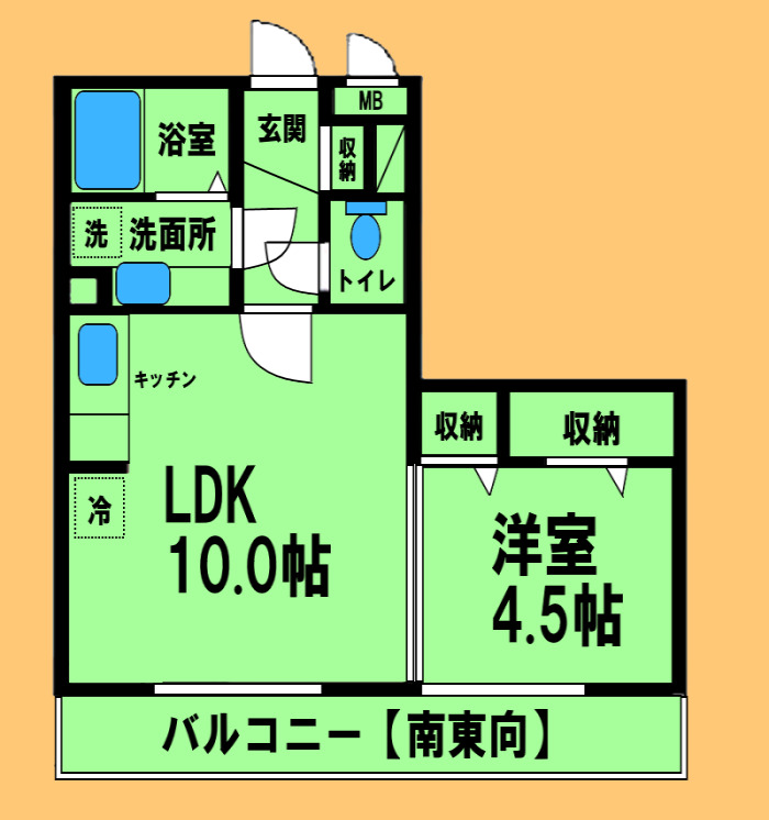 オークスアレイ矢部ウエストコートの間取り写真