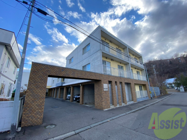 建物外観　札幌市中央区南１４条西「パレット伏見」