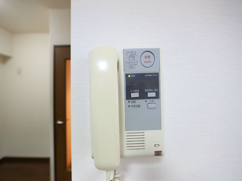 セキュリティ　インターホン付　エントランスオートロック