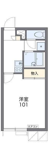 レオパレス東森本の間取り