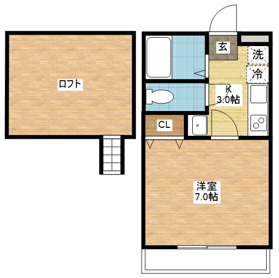 Signpost戸石Bの間取り