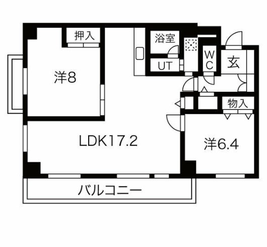 サンハイツ白鷺の間取り