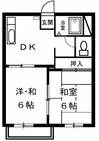 サニーハウス中原Ａの間取り