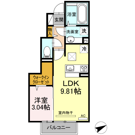 セントフローリアの間取り