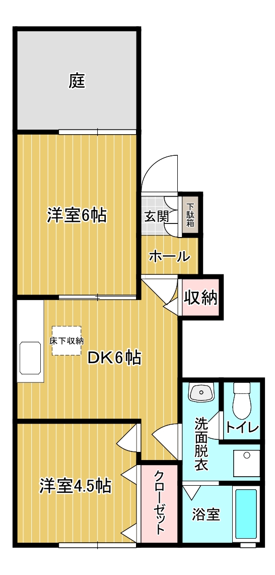 サン平塚Ａ棟の間取り