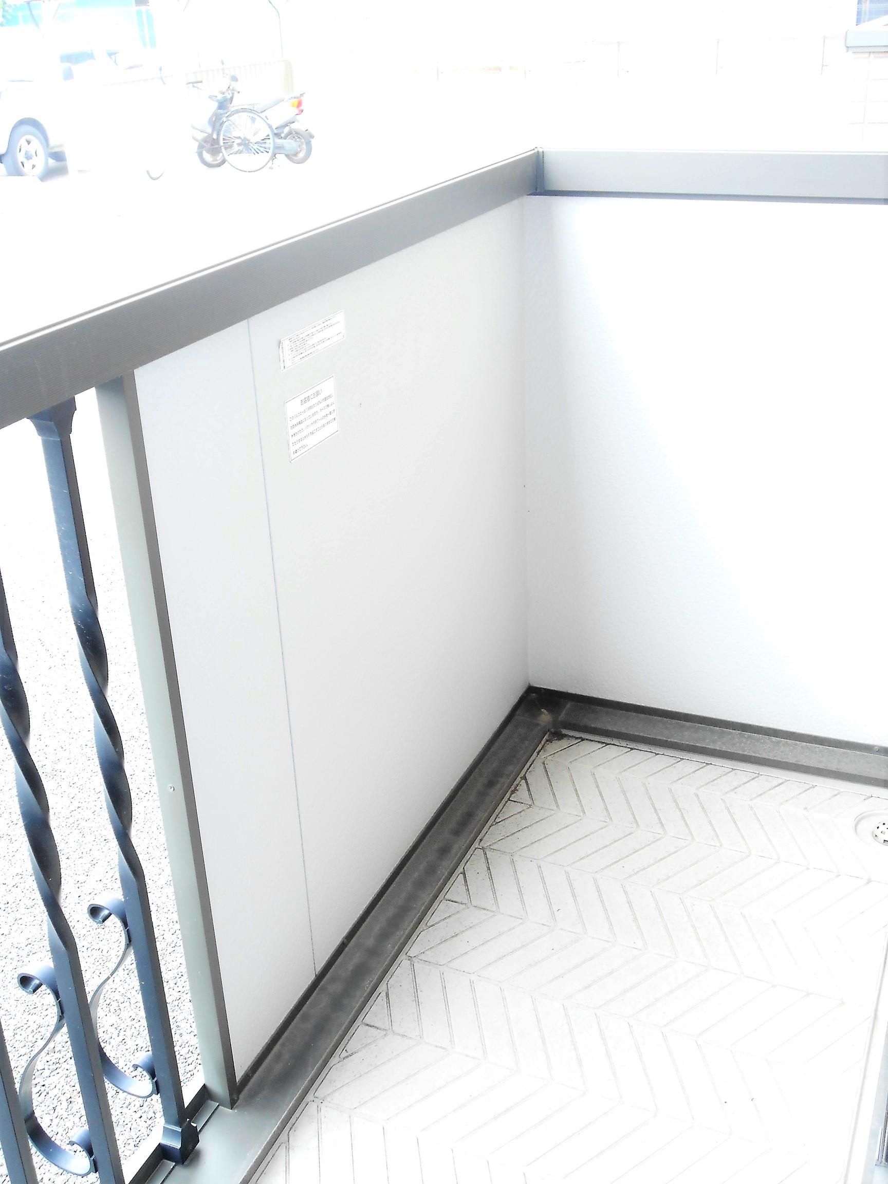 バルコニー　南面バルコニーです。日当たり良好！