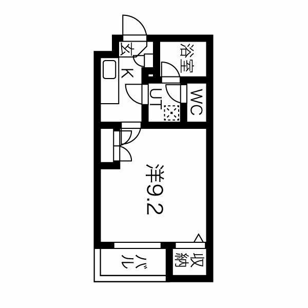 名古屋市千種区西山元町のマンションの間取り