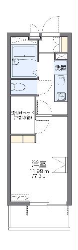 レオパレス日永東の間取り