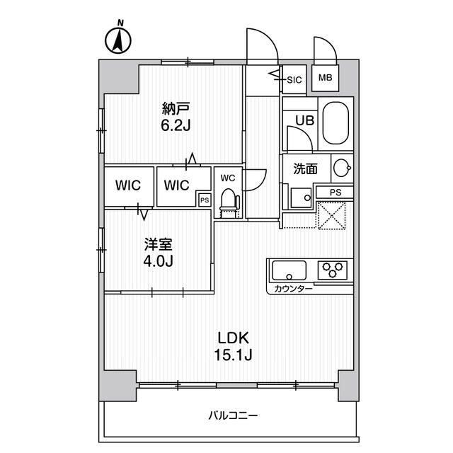 ラグゼナ浦和の間取り