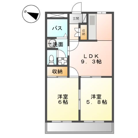 【コンフォース流霞の間取り】