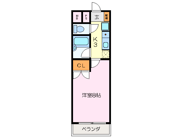 ナイスセブンあつみの間取り