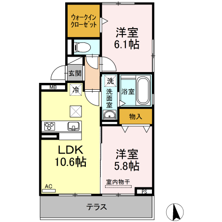 エクラの間取り