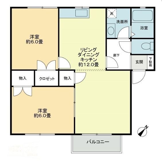 メンバーズタウン讃岐富士　Ａの間取り