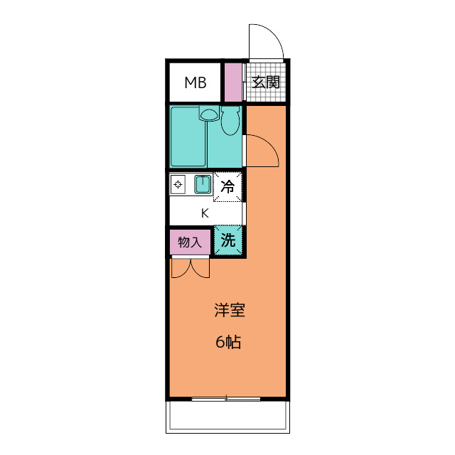 スターホームズ三ツ境Iの間取り