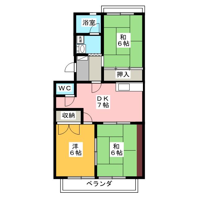 ウィンディホクエン　Iの間取り