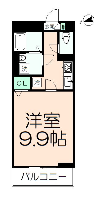 リコルテ長沼の間取り