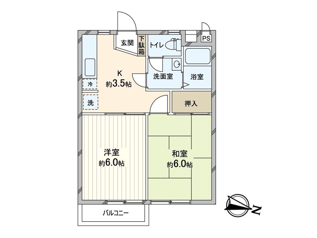 メゾンド石神井の間取り