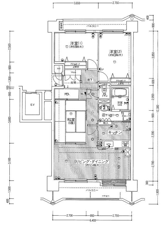 【ヴェルビュ十日町通りの間取り】