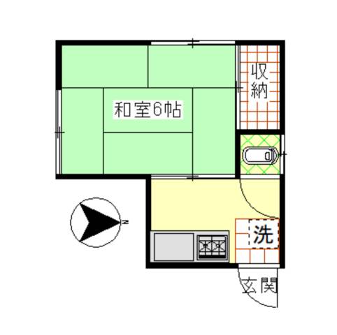 長栄荘の間取り