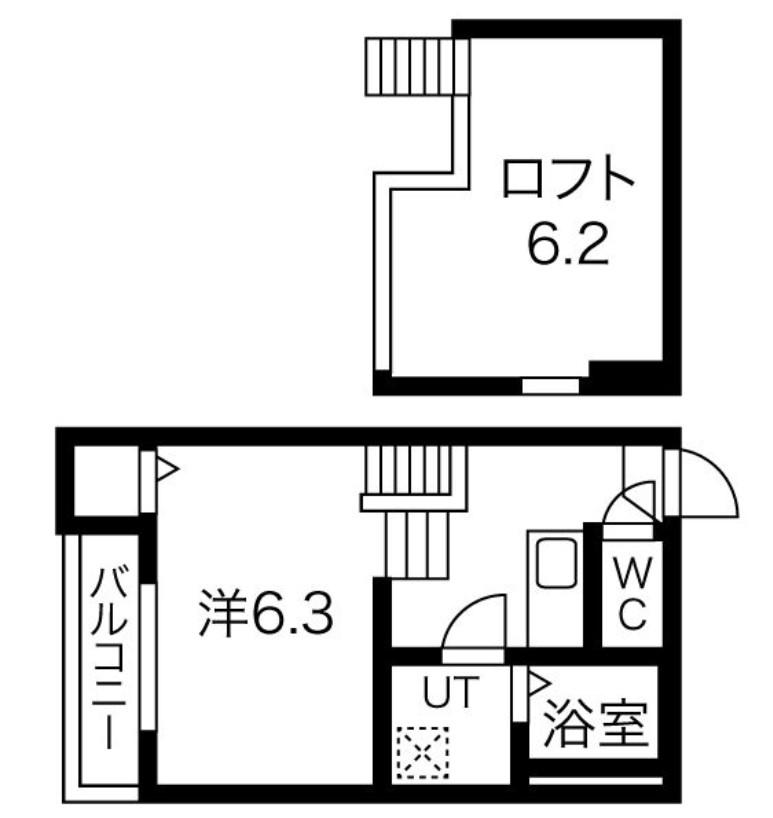 ロジュマン・ユイットの間取り