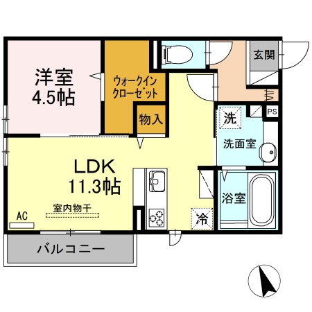 コンフォール　コートの間取り