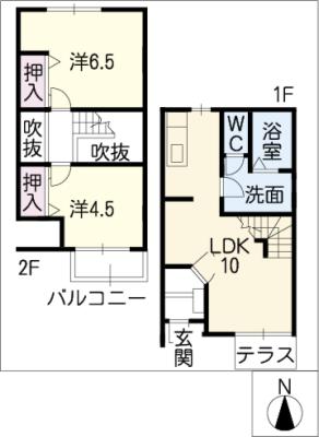 メゾンオカジマの間取り