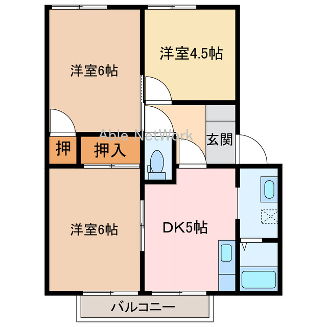 シーサイドヴィラ浮島の間取り