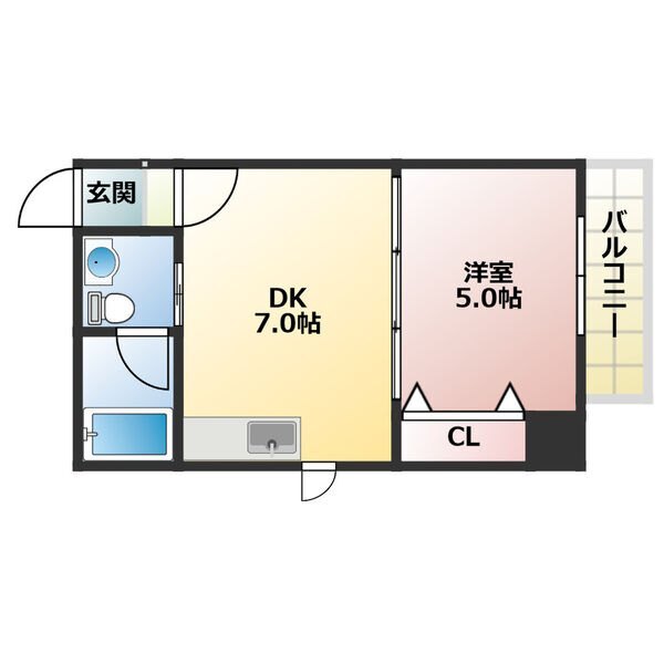 サンシャインハイツの間取り