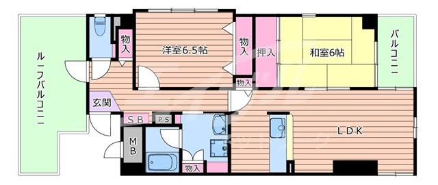 【ヴェルファーレ南茨木の間取り】