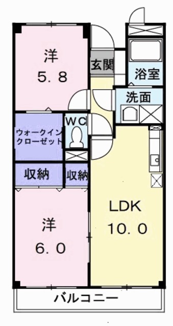 ソレイユ神田の間取り