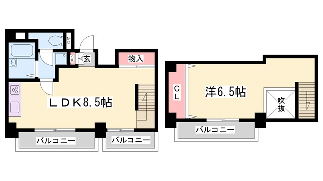 プリオーレ神戸IIの間取り